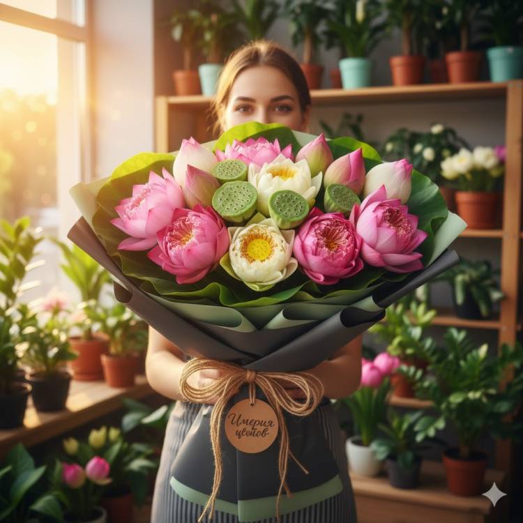 Букет из Лотоса Букет из Лотоса