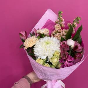 Букет с гиацинтом "Сказочное утро"