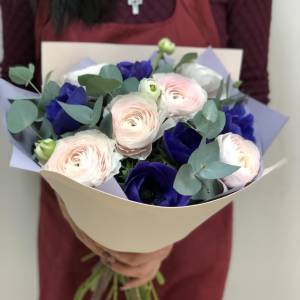 Букет с анемонами "Ассоль"