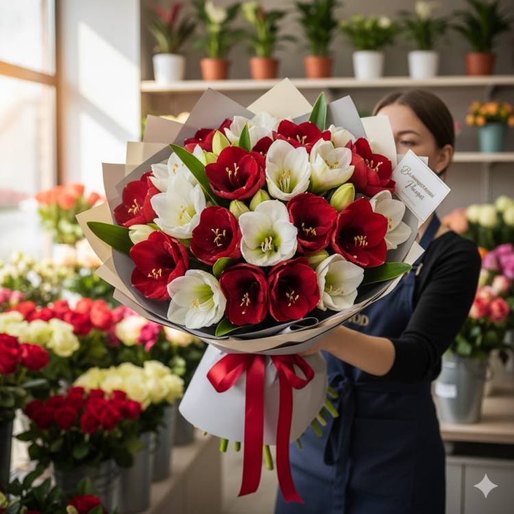 Амариллис "Величественный Расцвет" Амариллис "Величественный Расцвет"