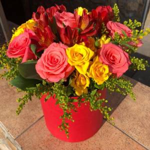 Коробочка с цветами