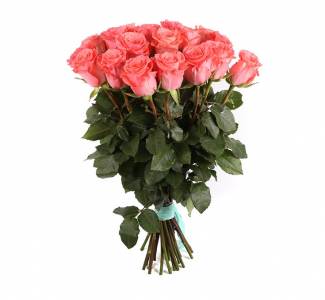 Букет из 25 розовых роз 100 см