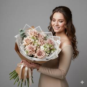 Розы Quicksand "Песочная Элегантность" 15шт