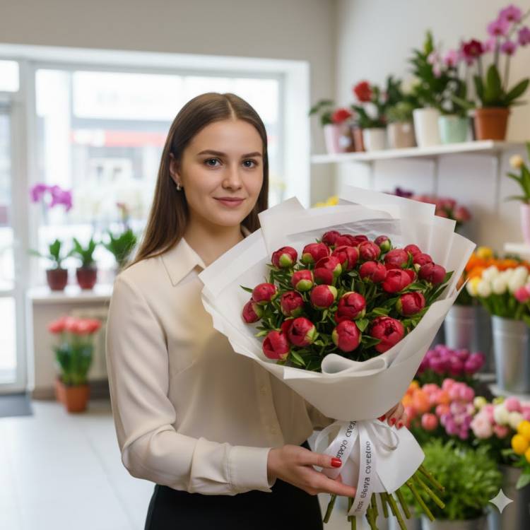Букет "Цветы от сердца"